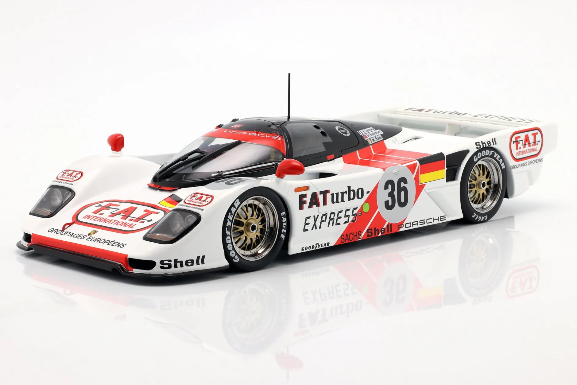 Dauer Porsche 962 #36 Winner 24h LeMans 1994 Dalmas, Haywood, Baldi 1:18 Werk83