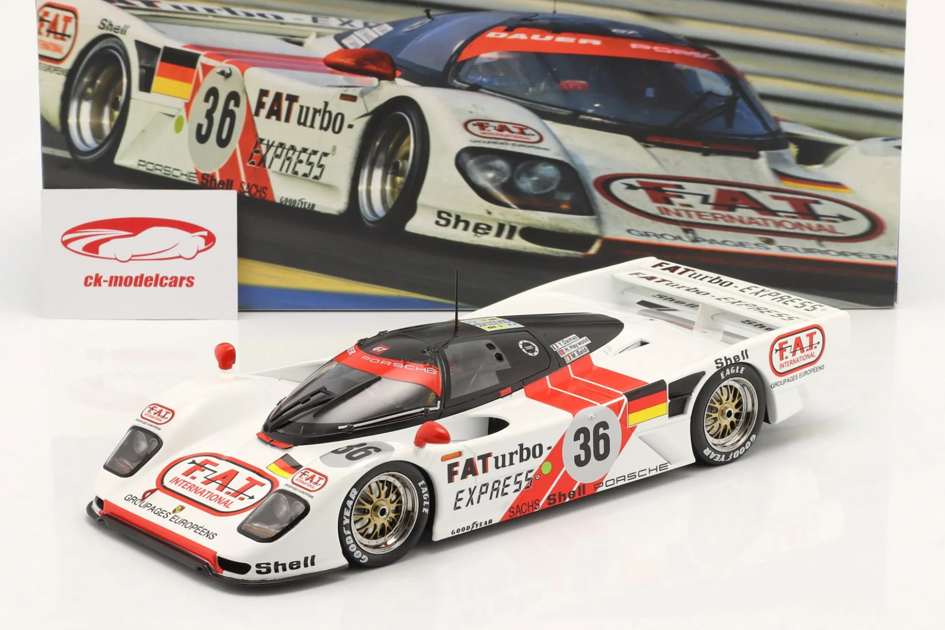 Dauer Porsche 962 #36 Winner 24h LeMans 1994 Dalmas, Haywood, Baldi 1:18 Werk83