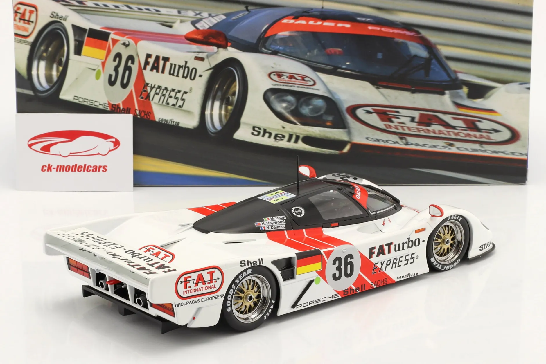 Dauer Porsche 962 #36 Winner 24h LeMans 1994 Dalmas, Haywood, Baldi 1:18 Werk83