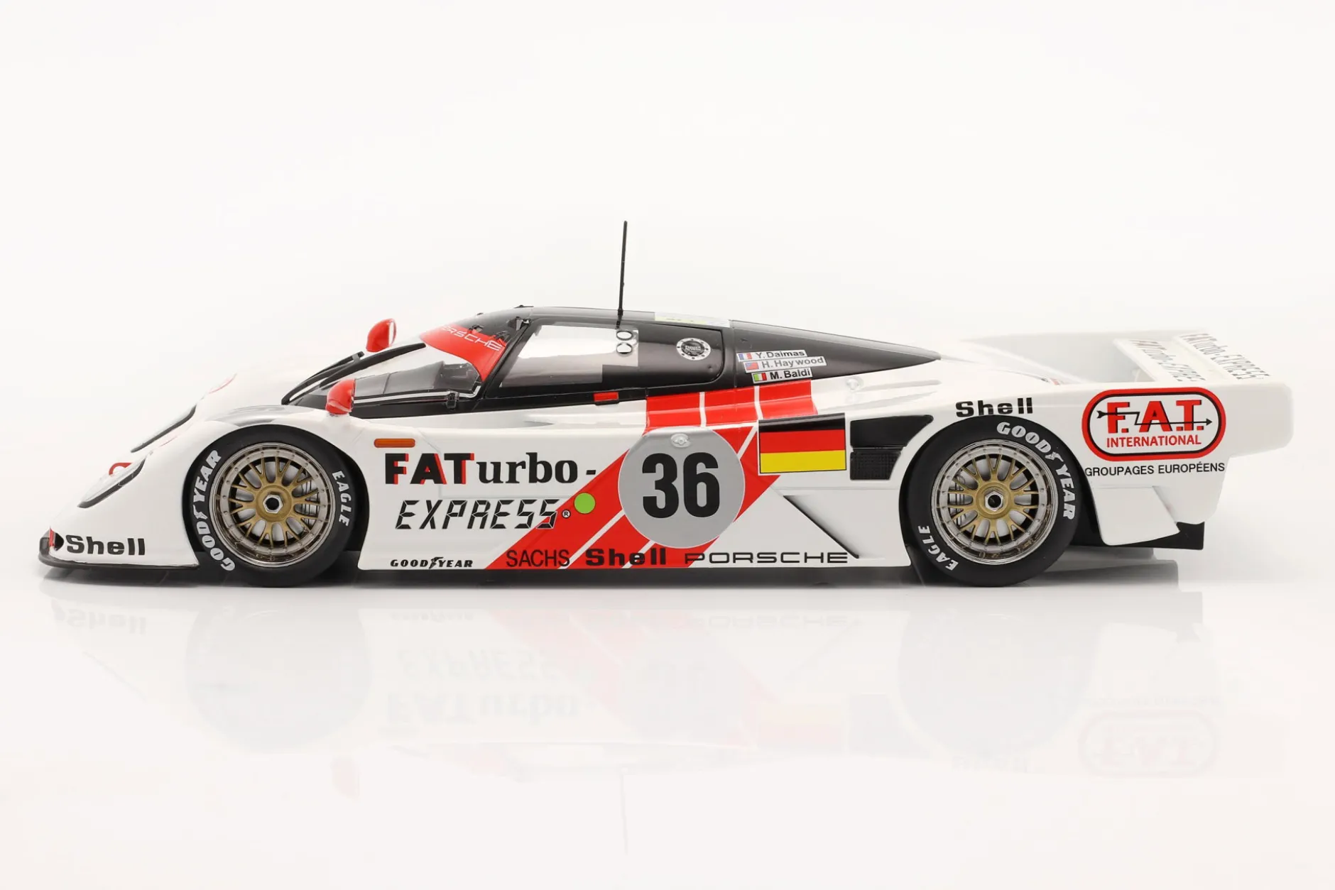 Dauer Porsche 962 #36 Winner 24h LeMans 1994 Dalmas, Haywood, Baldi 1:18 Werk83