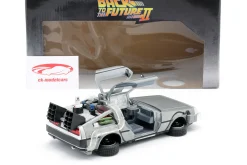 DeLorean Time Machine Flying Wheel Version Back to the Future II (1989) silber 1:24 Jada Toys