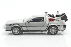 DeLorean Time Machine Flying Wheel Version Back to the Future II (1989) silber 1:24 Jada Toys