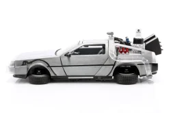 DeLorean Time Machine Flying Wheel Version Back to the Future II (1989) silber 1:24 Jada Toys