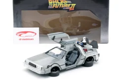 DeLorean Time Machine Flying Wheel Version Back to the Future II (1989) silber 1:24 Jada Toys