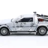 DeLorean Time Machine Frost Edition Back to the Future silbergrau 1:24 Jada Toys