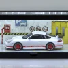 Diorama Einzelvitrine schwarz mit LED-Beleuchtung f. Maßstab 1:18 / 1:24 Triple9