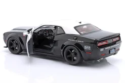 Dodge Challenger Demon Highway Police Baujahr 2023 schwarz / weiß 1:18 Solido