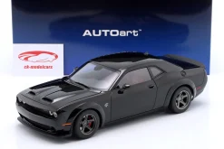 Dodge Challenger SRT Super Stock 2023 pechschwarz 1:18 AUTOart
