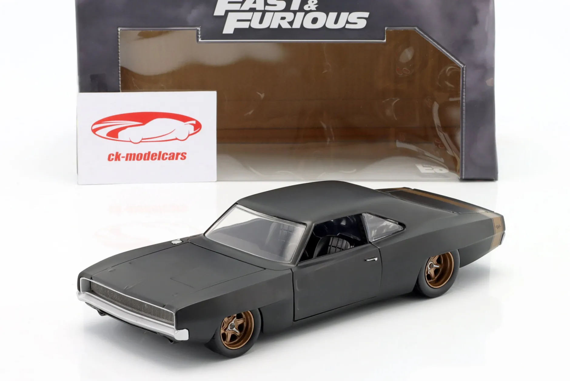 Dodge Charger Widebody 1968 Fast & Furious 9 (2021) mattschwarz 1:24 Jada Toys