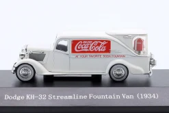 Dodge KH-32 Streamline Van Fountain Coca-Cola Baujahr 1934 weiß / rot 1:72 Edicola