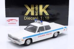 Dodge Monaco Chicago Police Baujahr 1974 weiß / blau 1:18 KK-Scale