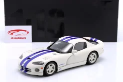 Dodge Viper GTS Coupe Baujahr 1996 weiß 1:18 GT-Spirit