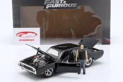 Dom's Dodge Charger R/T 1970 Film Fast & Furious (2001) mit Figur 1:24 Jada Toys