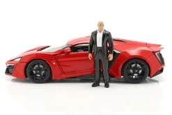 Dom's Lykan Hypersport 2014 Fast & Furious 7 (2015) mit Figur 1:18 Jada Toys