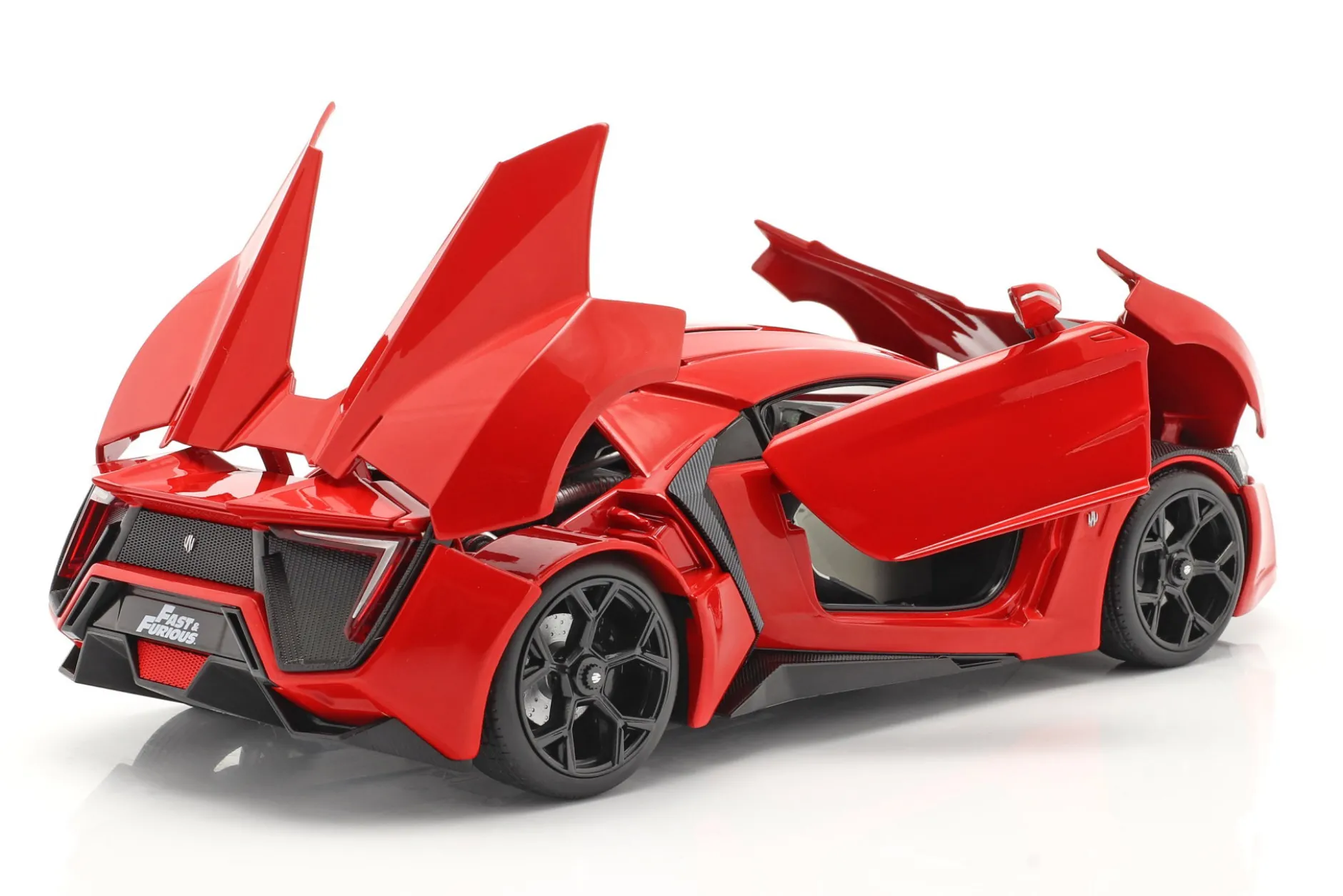 Dom's Lykan Hypersport 2014 Fast & Furious 7 (2015) mit Figur 1:18 Jada Toys