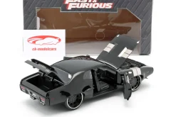 Dom's Plymouth GTX Fast and Furious 8 2017 schwarz 1:24 Jada Toys