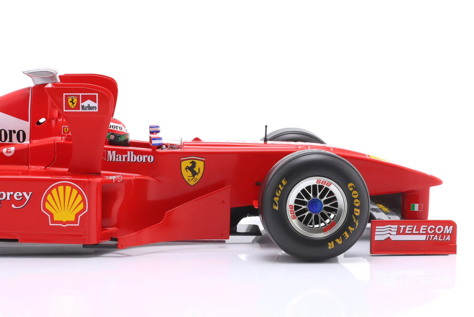 Eddie Irvine Ferrari F300 Tower Wings #4 3rd Imola GP Formel 1 1998 1:12 WERK83