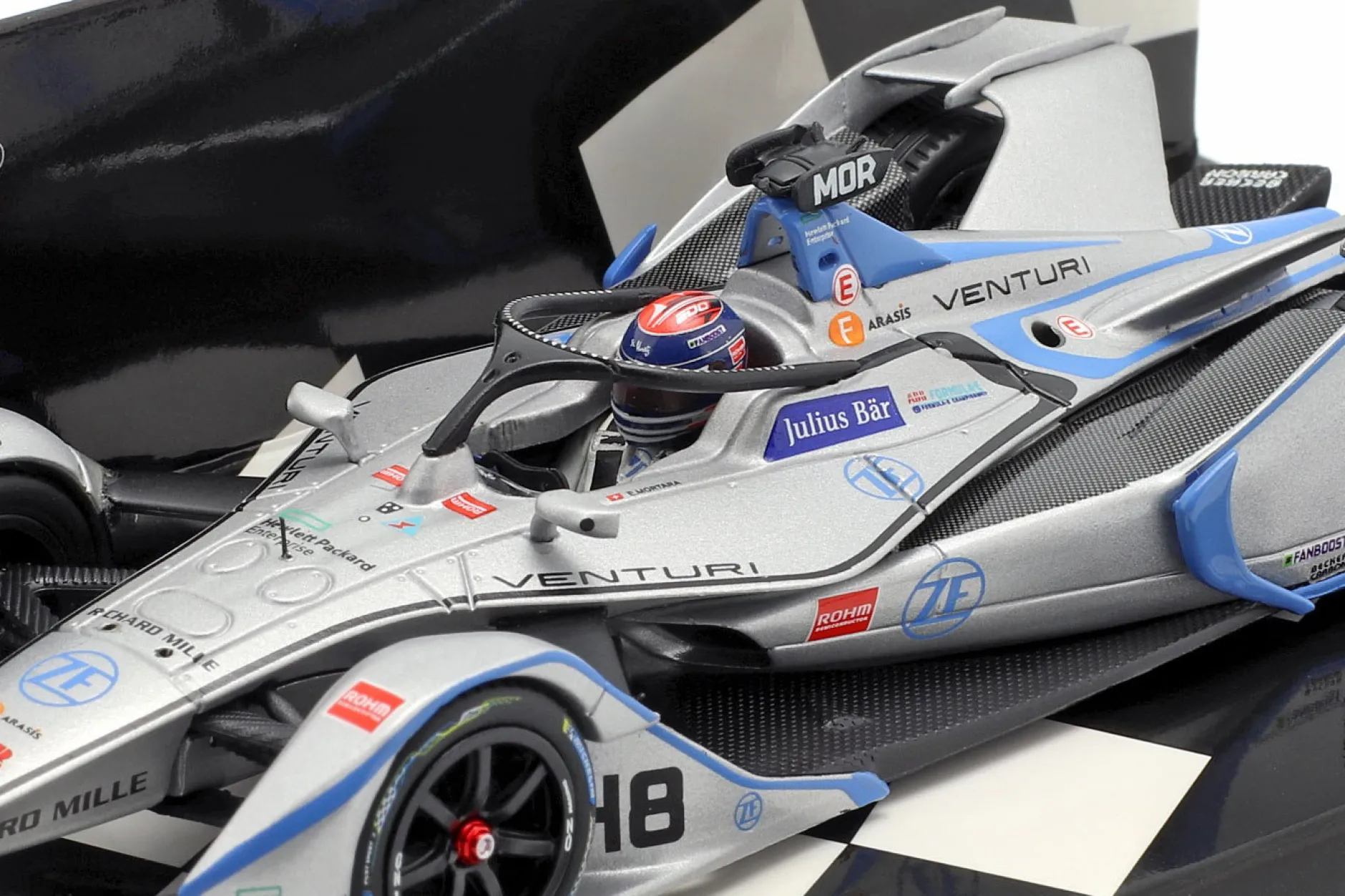 Edoardo Mortara Venturi VFE05 #48 Formel E Saison 5 2018/19 1:43 Minichamps