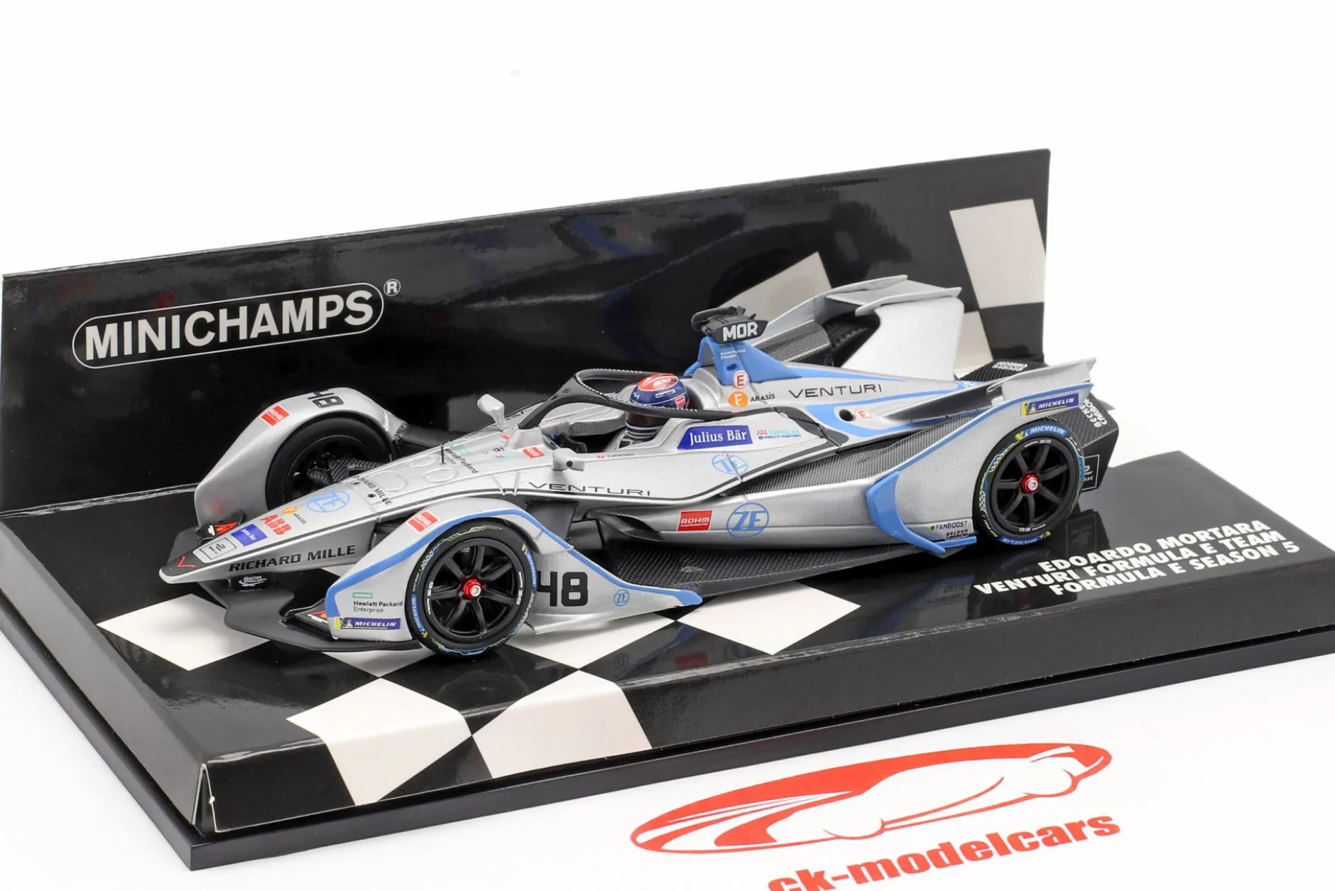 Edoardo Mortara Venturi VFE05 #48 Formel E Saison 5 2018/19 1:43 Minichamps