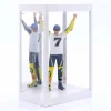 Einzelvitrine mit LED-Beleuchtung und Spiegel für Figuren Maßstab 1:6 weiß Triple9