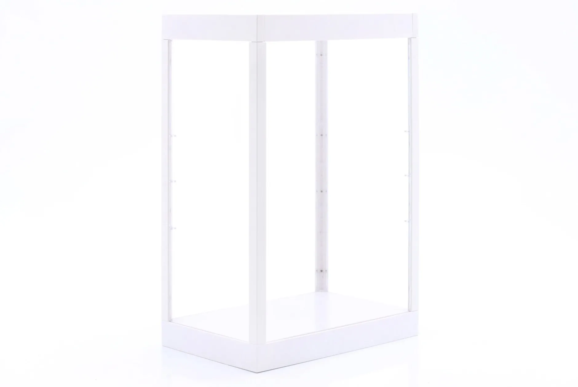 Einzelvitrine mit LED-Beleuchtung für Figuren Maßstab 1:6 weiß Triple9