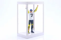 Einzelvitrine mit LED-Beleuchtung für Figuren Maßstab 1:6 weiß Triple9