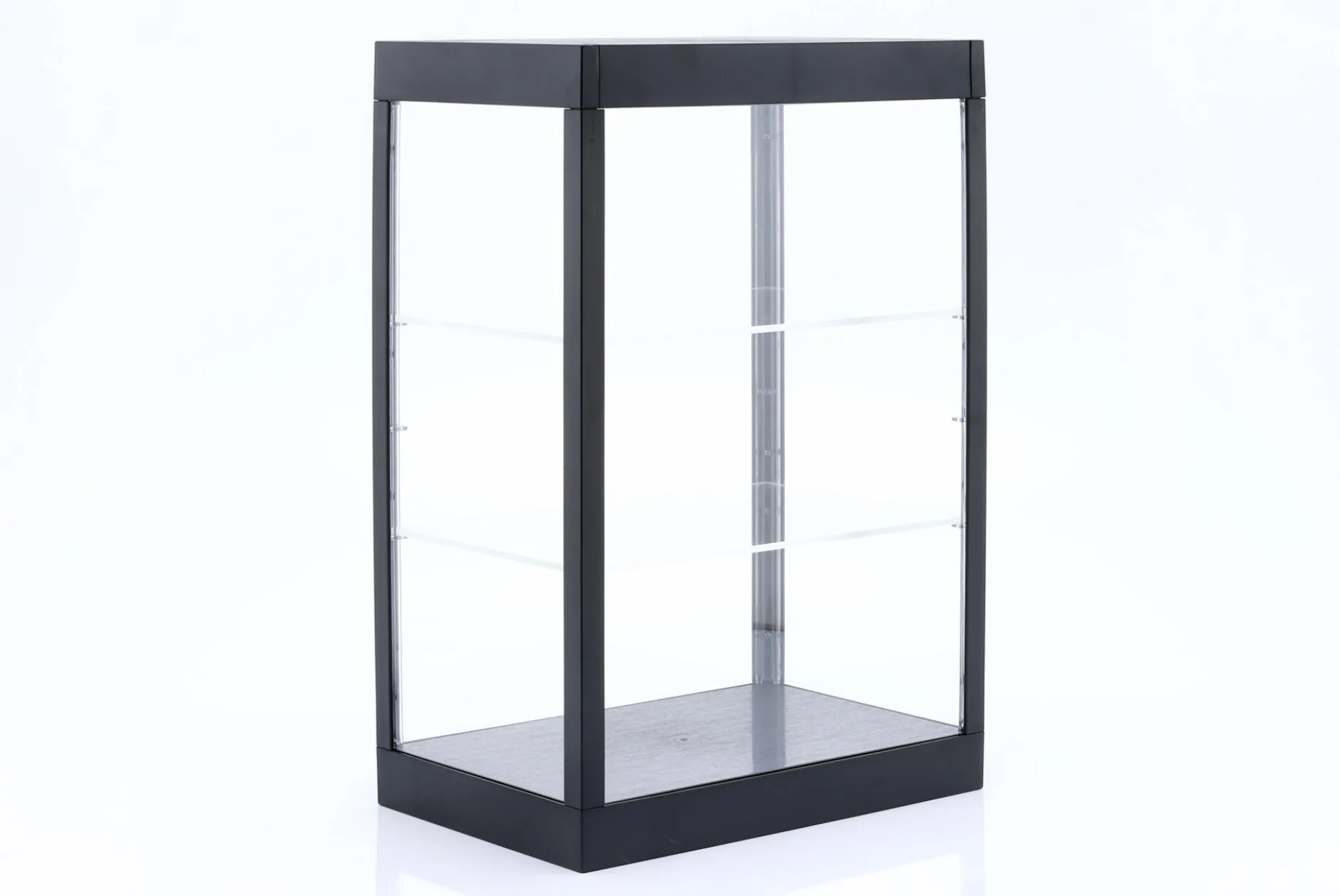 Einzelvitrine mit LED-Beleuchtung für Maßstab 1:18, 1:24, 1:43 schwarz Triple9
