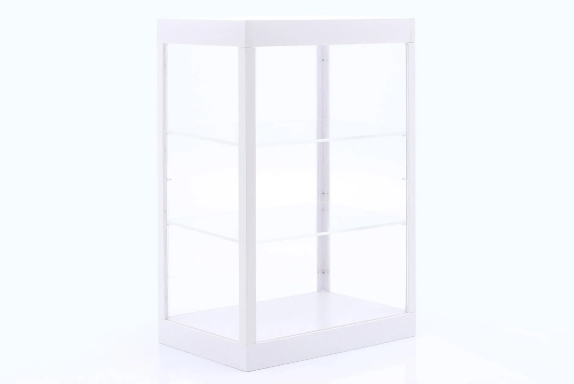 Einzelvitrine mit LED-Beleuchtung für Maßstab 1:18, 1:24, 1:43 weiß Triple9