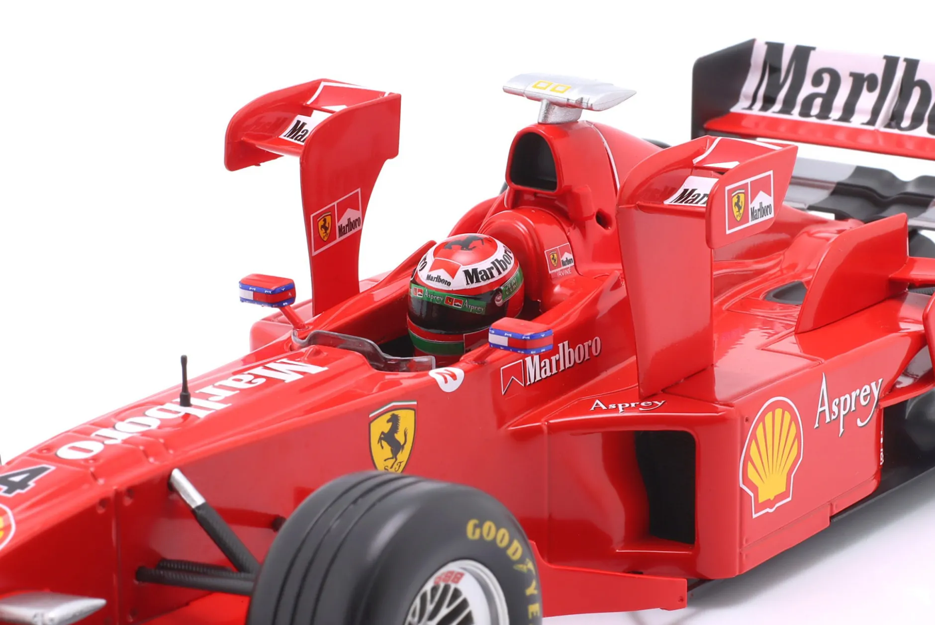 E. Irvine Ferrari F300 Tower Wings #4 3rd Imola GP Formel 1 1998 1:18 WERK83