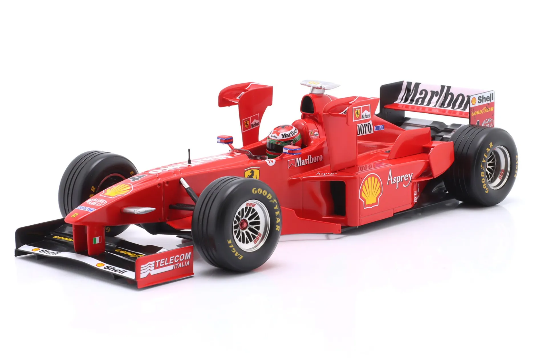 E. Irvine Ferrari F300 Tower Wings #4 3rd Imola GP Formel 1 1998 1:18 WERK83