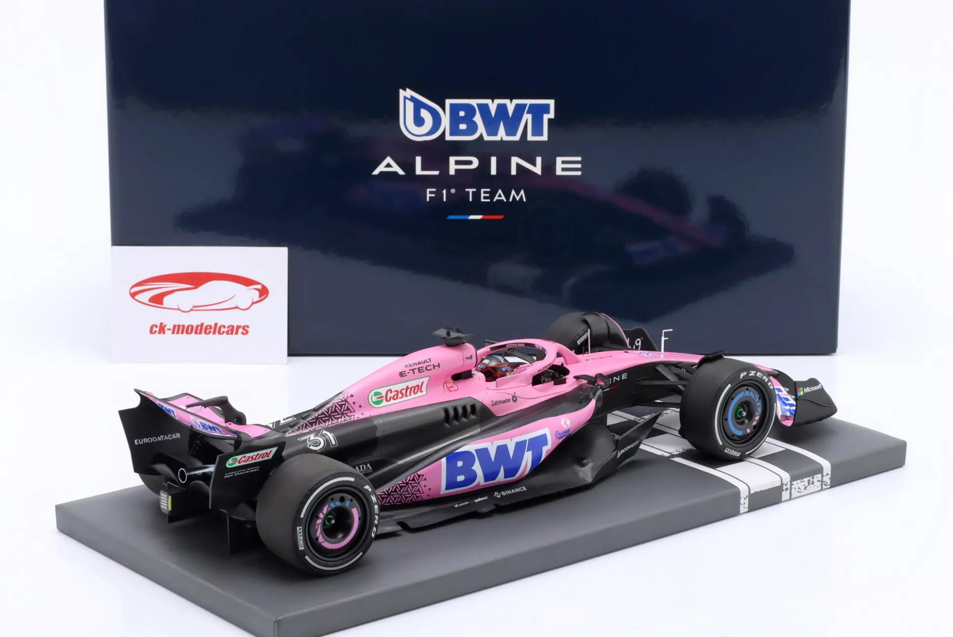 Esteban Ocon Alpine A523 #31 Bahrain GP Formel 1 2023 1:18 Minichamps
