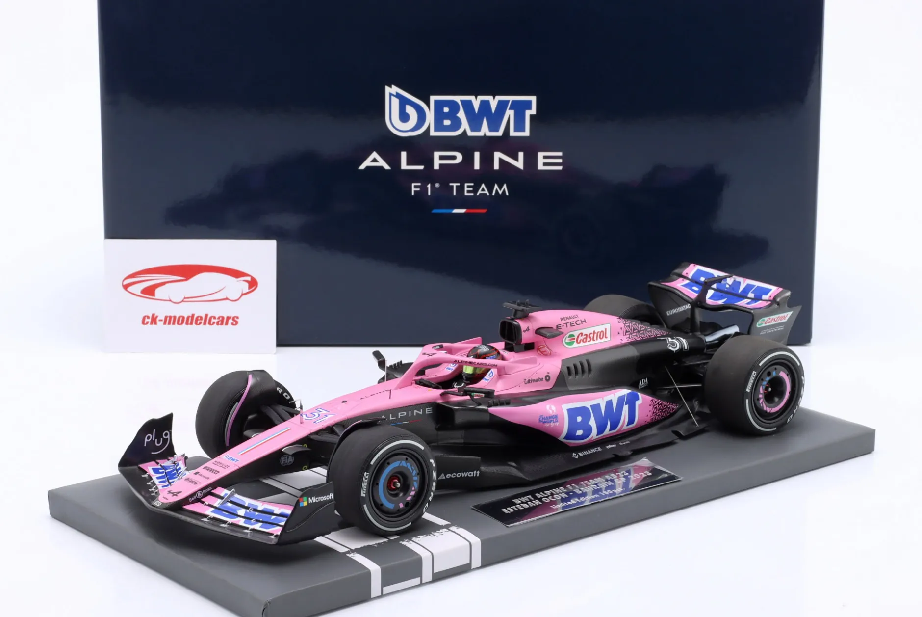 Esteban Ocon Alpine A523 #31 Bahrain GP Formel 1 2023 1:18 Minichamps