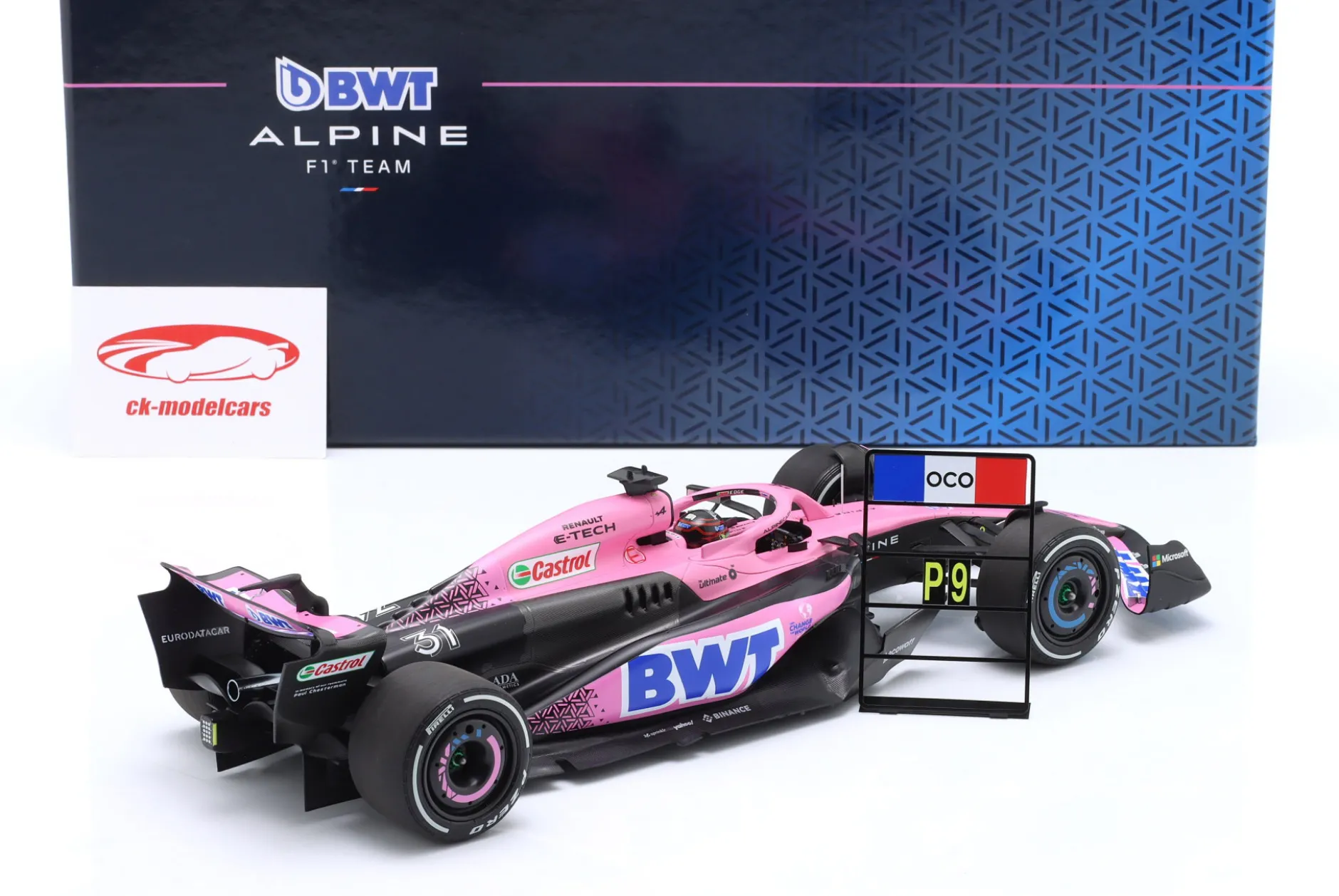 Esteban Ocon Alpine A523 #31 Bahrain GP Formel 1 2023 1:18 Minichamps