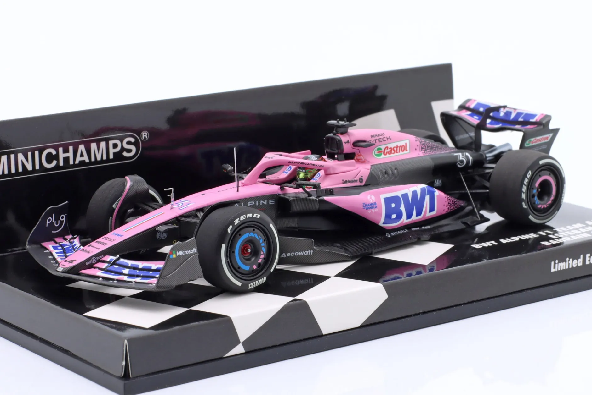 Esteban Ocon Alpine A523 #31 Bahrain GP Formel 1 2023 1:43 Minichamps