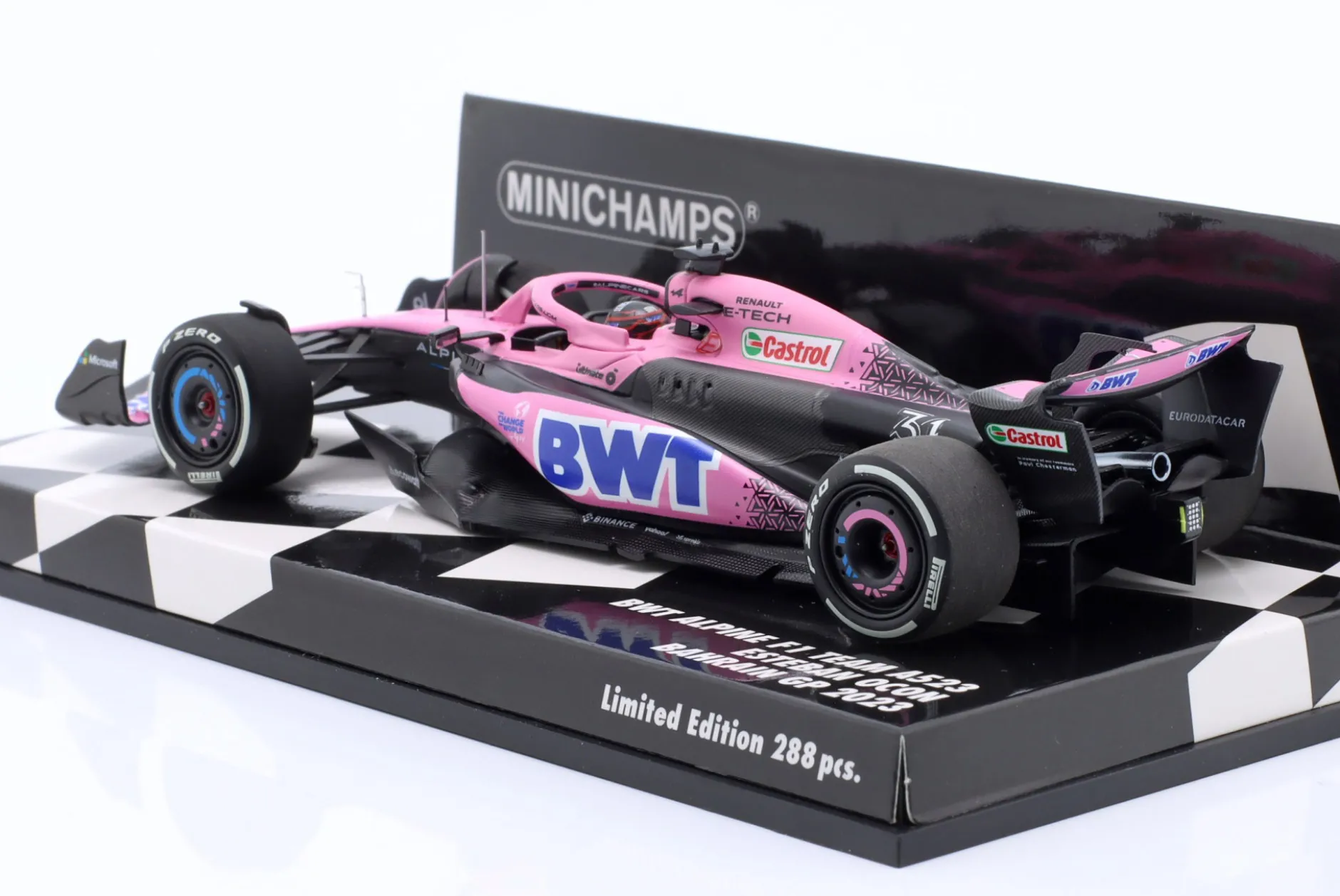 Esteban Ocon Alpine A523 #31 Bahrain GP Formel 1 2023 1:43 Minichamps