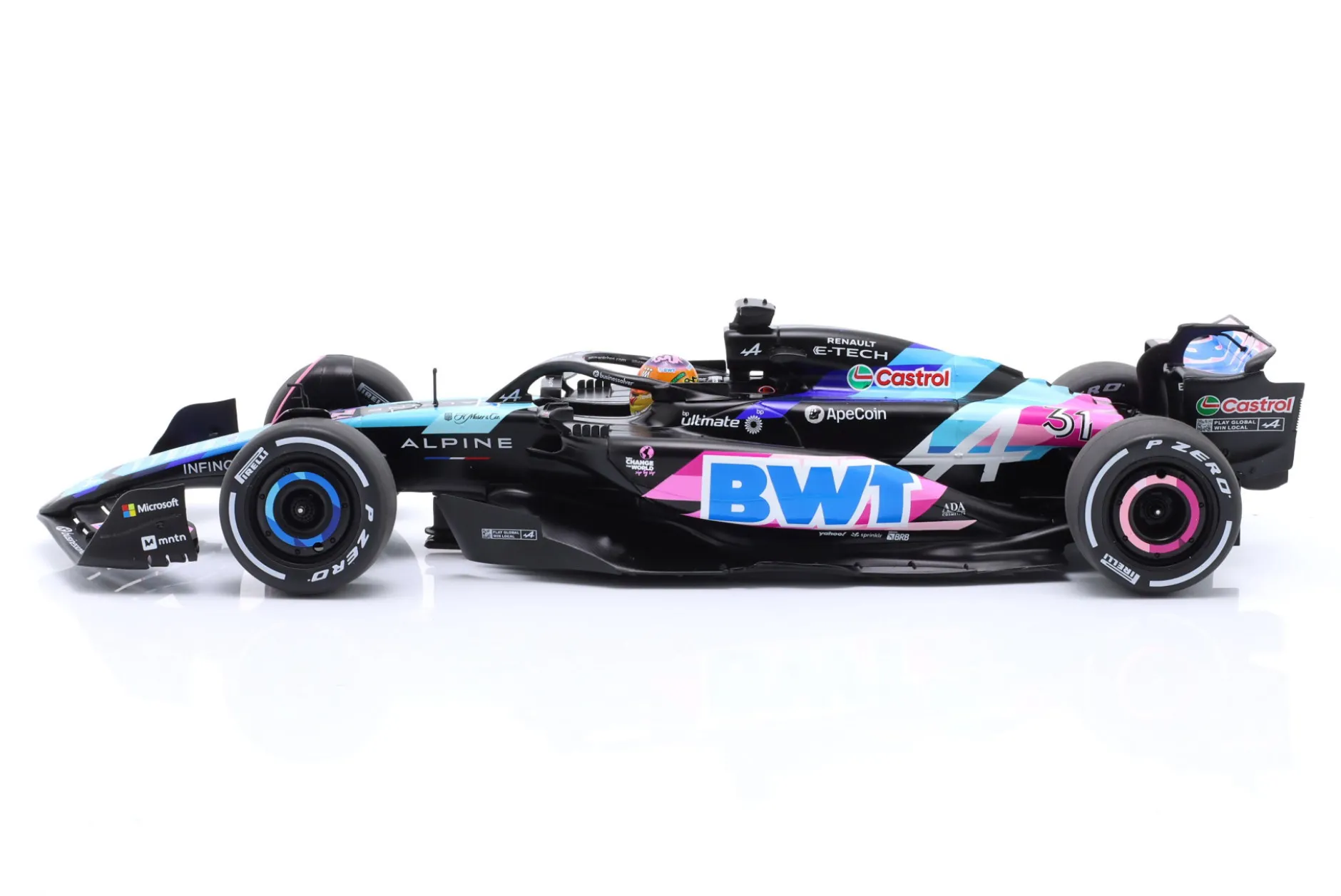 Esteban Ocon Alpine A524 #31 Miami GP Formel 1 2024 1:18 Solido