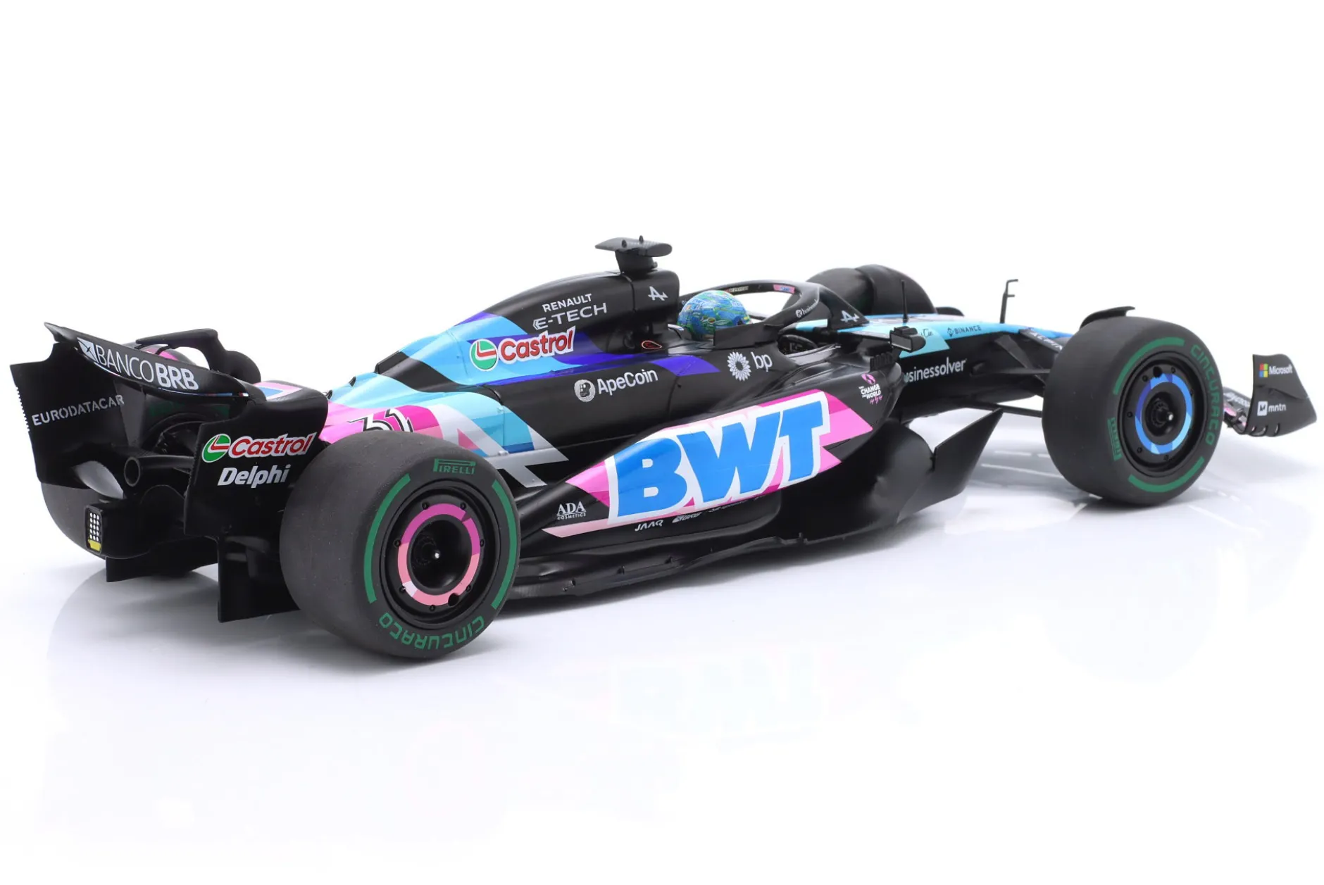 Esteban Ocon Alpine A524 #31 2nd Brasilien GP Formel 1 2024 1:18 Solido