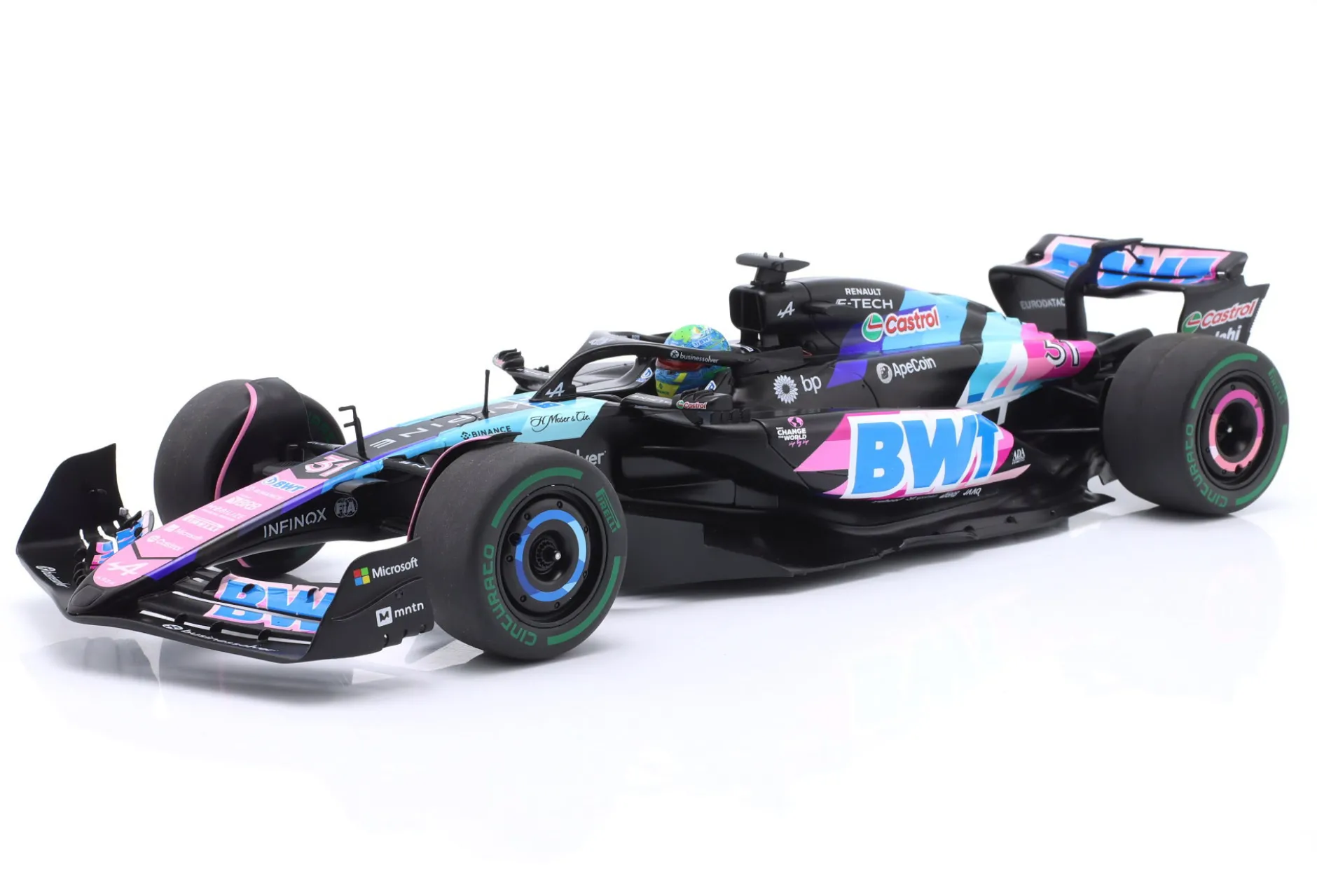 Esteban Ocon Alpine A524 #31 2nd Brasilien GP Formel 1 2024 1:18 Solido