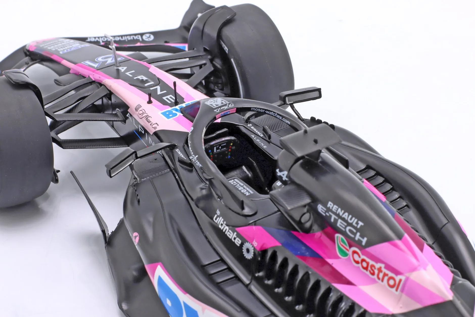 Esteban Ocon Alpine A524 #31 Presentation Car Formel 1 2024 1:18 Solido