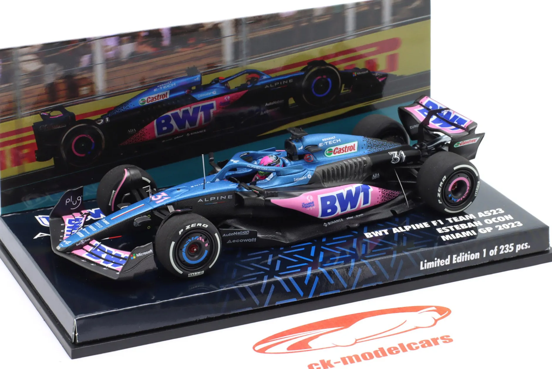 Esteban Ocon Alpine A523 #31 9th Miami GP Formel 1 2023 1:43 Minichamps