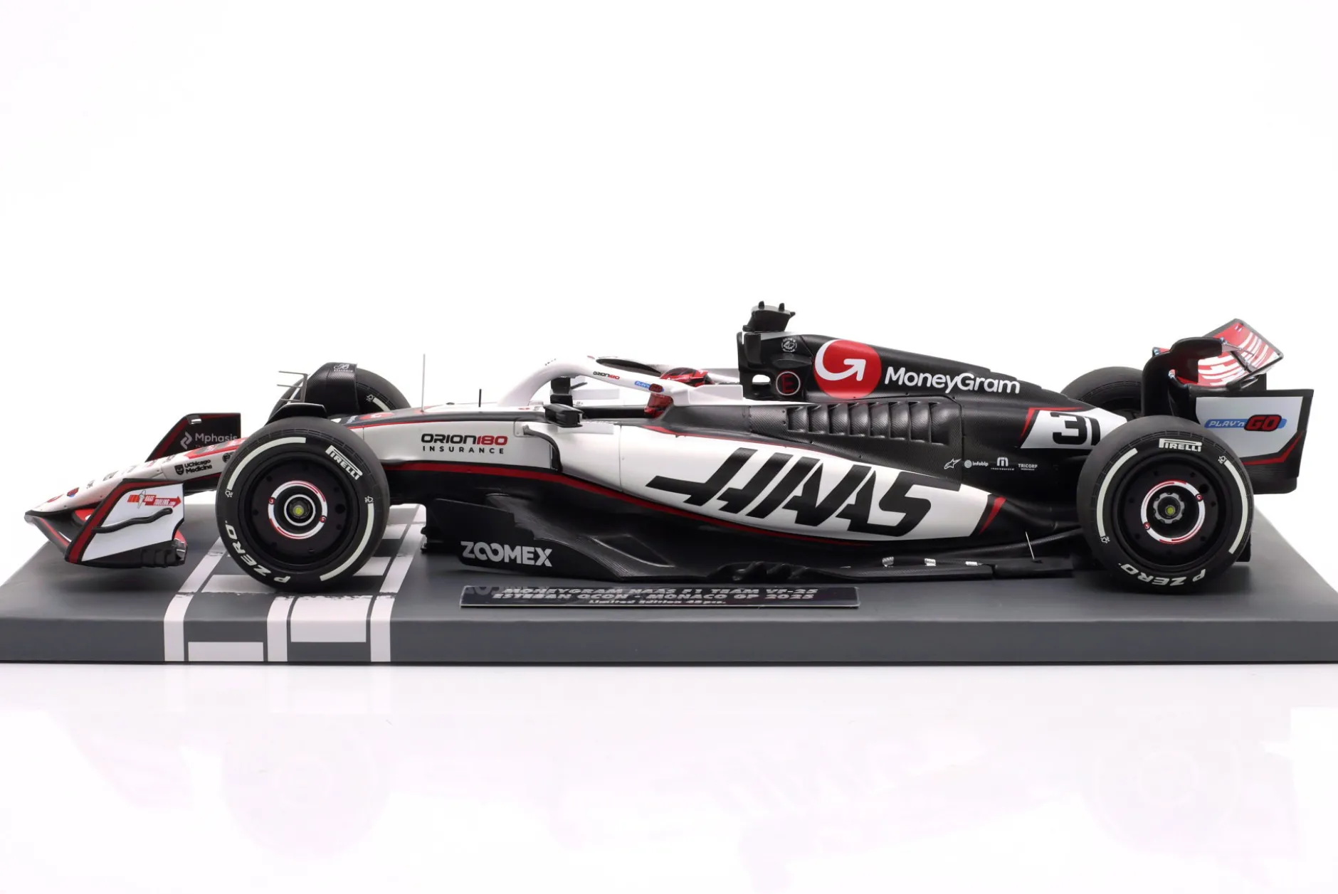 Esteban Ocon Haas VF-25 #31 Monaco GP Formel 1 2025 1:18 Minichamps
