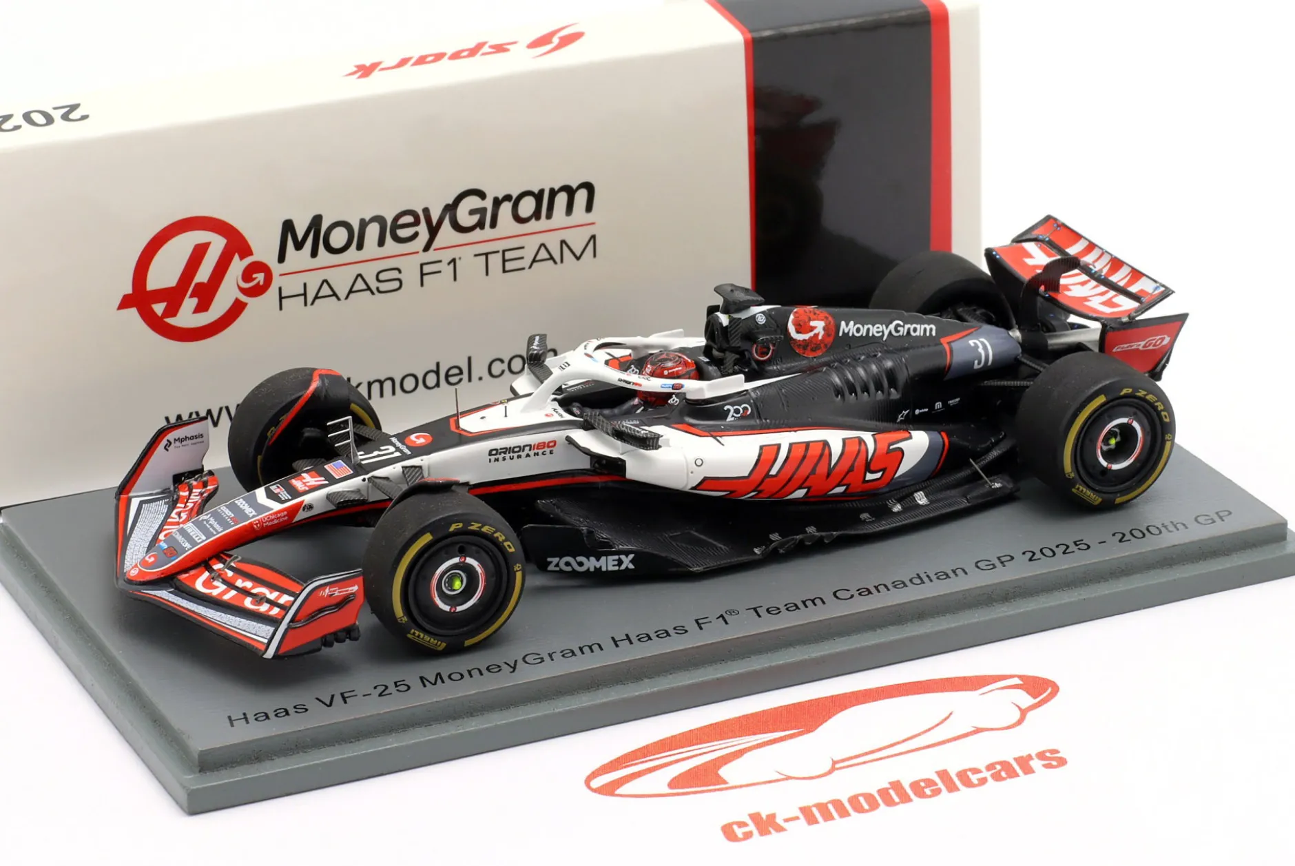 Esteban Ocon Haas VF-25 #31 9th Kanada GP Formel 1 2025 1:43 Spark