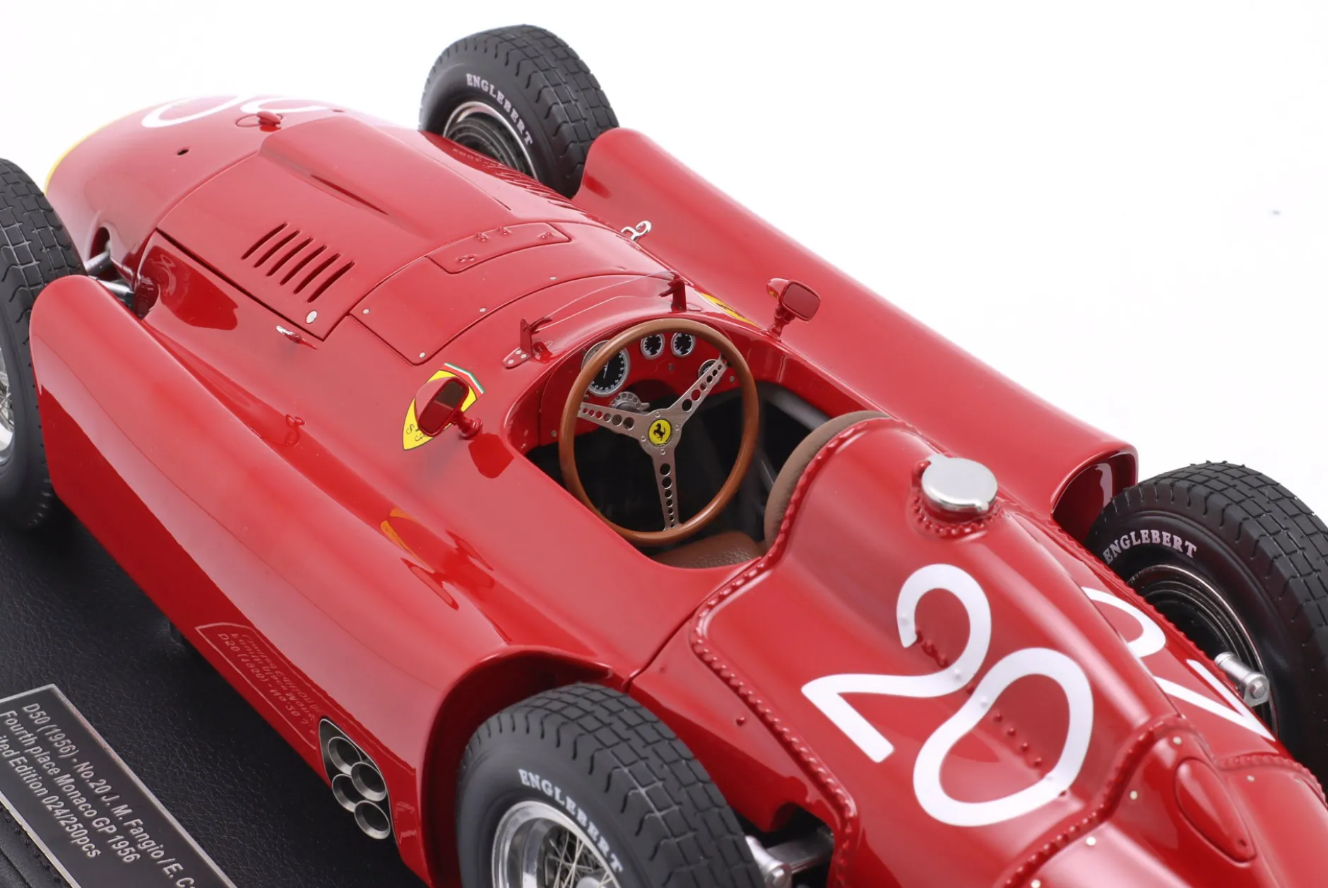 Fangio / Castellotti Ferrari D50 #20 4th Monaco GP Formel 1 1956 1:12 GP Replicas