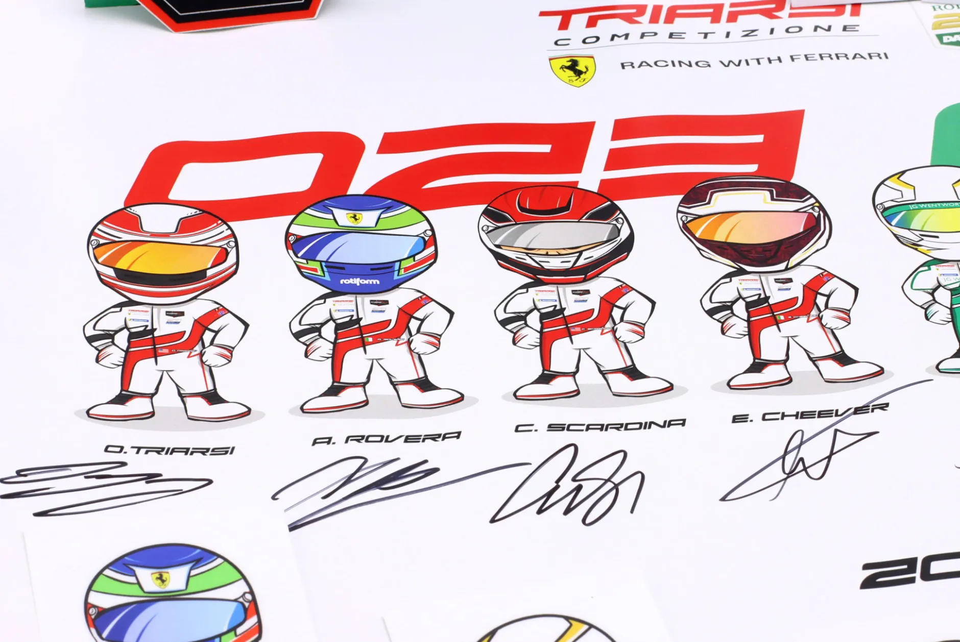 Fan-Set: Ferrari 296 GT3 24h Daytona 2025 Triarsi Competizione