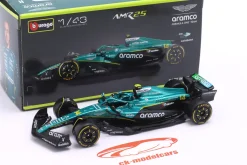 Fernando Alonso Aston Martin AMR25 #14 Formel 1 2025 1:43 Bburago