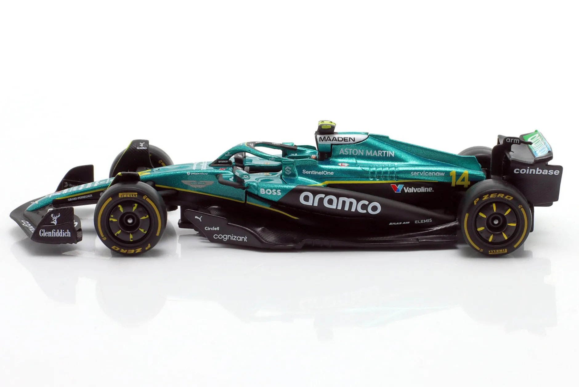 Fernando Alonso Aston Martin AMR25 #14 Formel 1 2025 1:43 Bburago