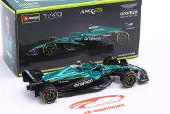Fernando Alonso Aston Martin AMR25 #14 Formel 1 2025 1:43 Bburago
