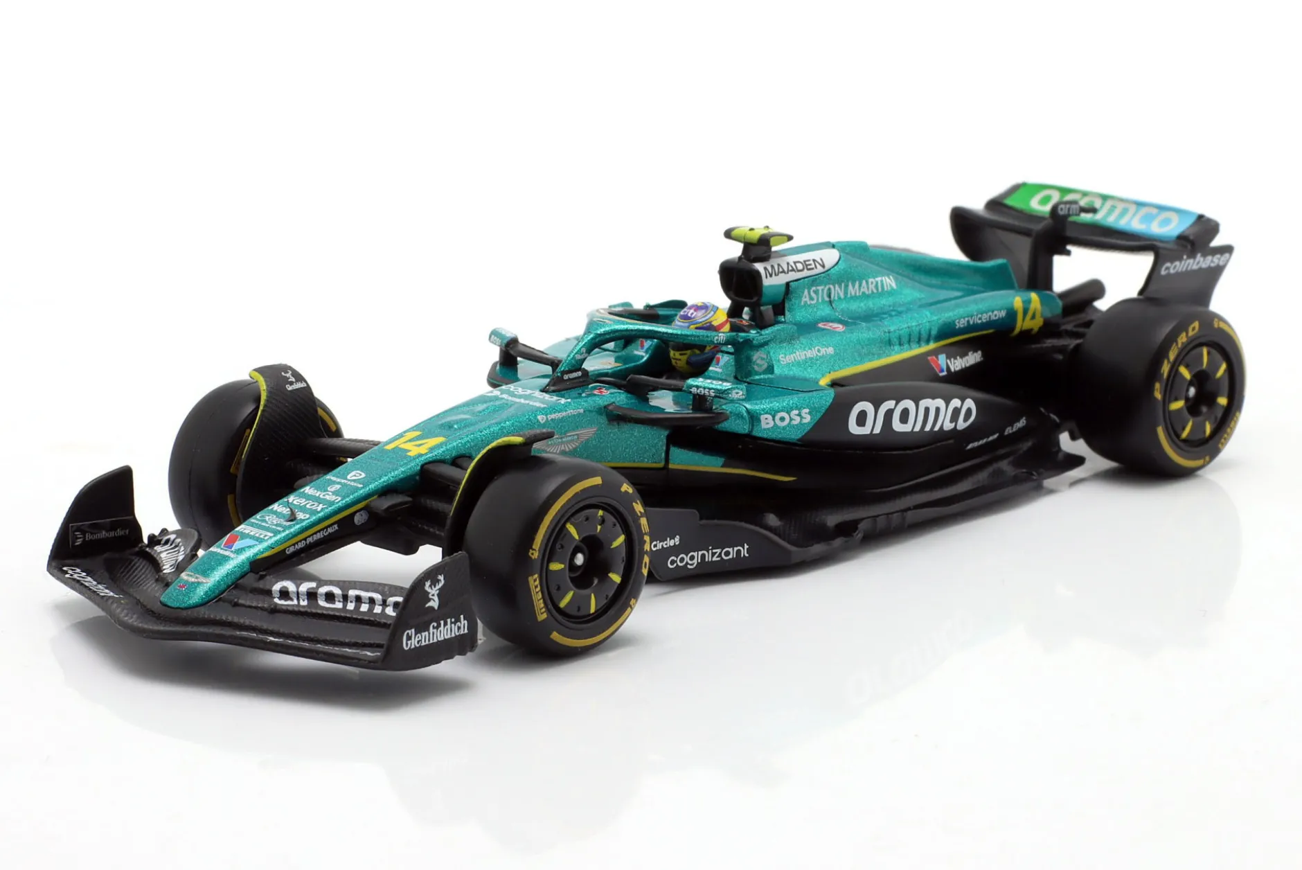Fernando Alonso Aston Martin AMR25 #14 Formel 1 2025 1:43 Bburago