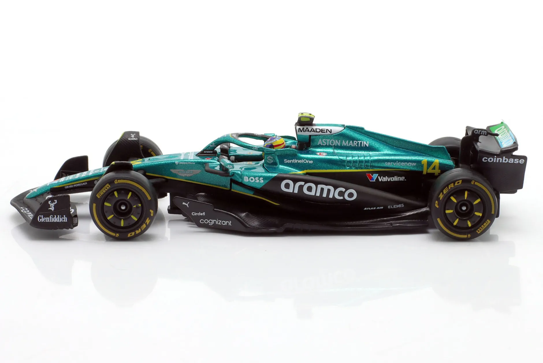 Fernando Alonso Aston Martin AMR25 #14 Formel 1 2025 1:43 Bburago