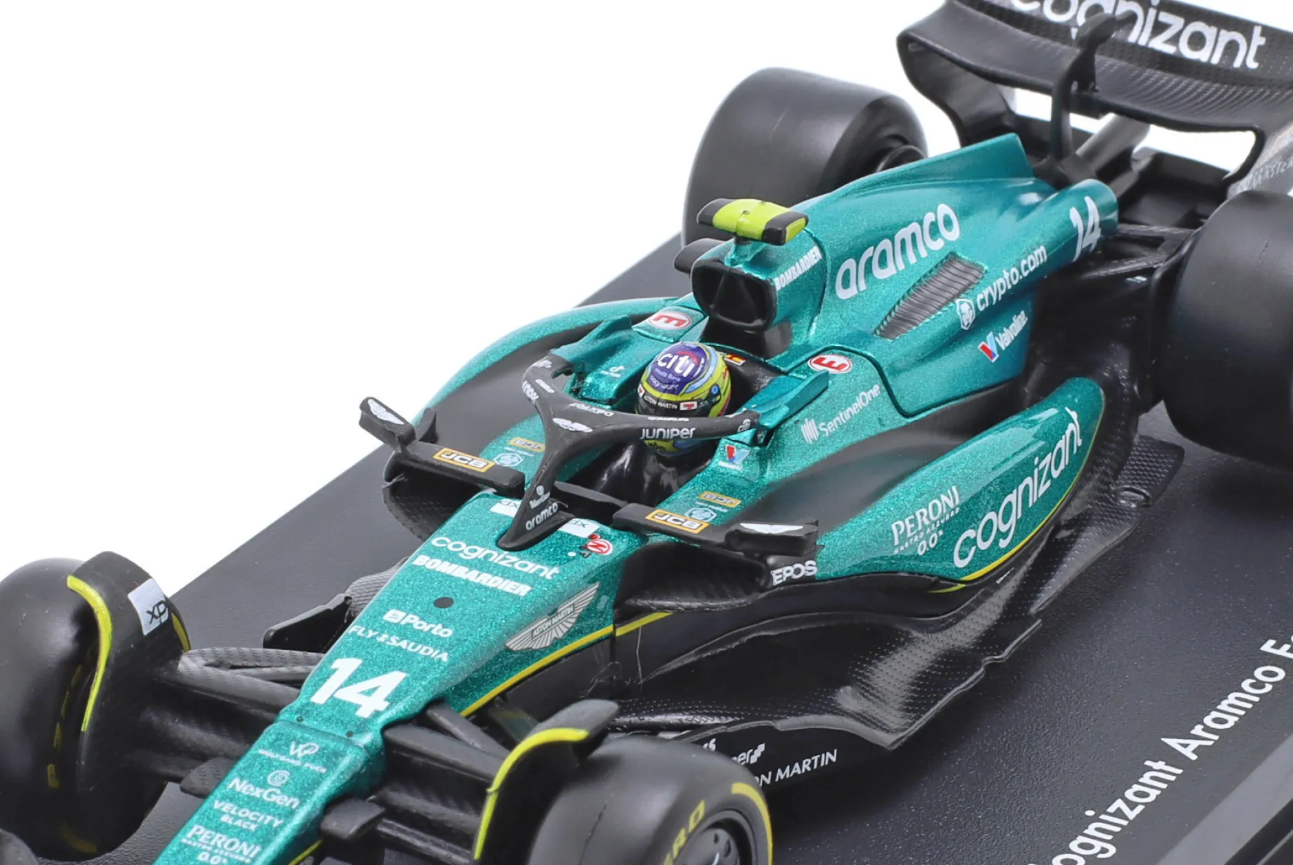 Fernando Alonso Aston Martin AMR23 #14 Formel 1 2023 1:43 Bburago